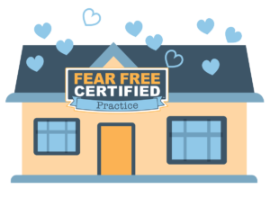 Animal Doctor Westside if Fear-Free Certified, ensuring a stress-free experience for pets and their caregivers!